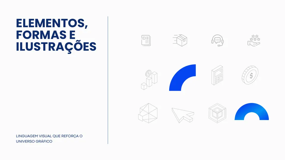 Manual de marca da Zembe — elementos, formas e ilustrações